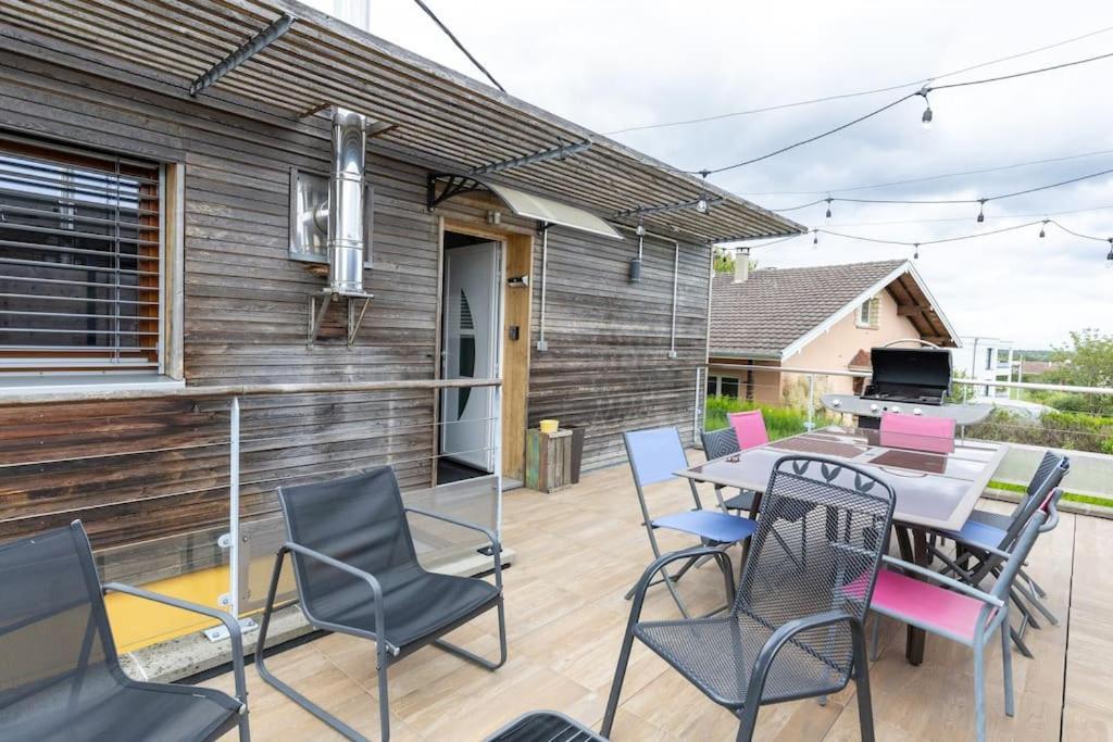 Agreable Maison A La Campagne Schlierbach エクステリア 写真